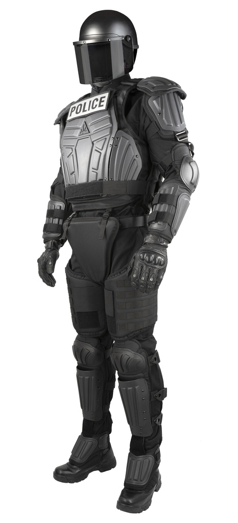 Phenom 6 PX6 Tactical Riot Suit:Upper Body Protectorw/ Molle, ShoulderGuards, Forearmguards,
