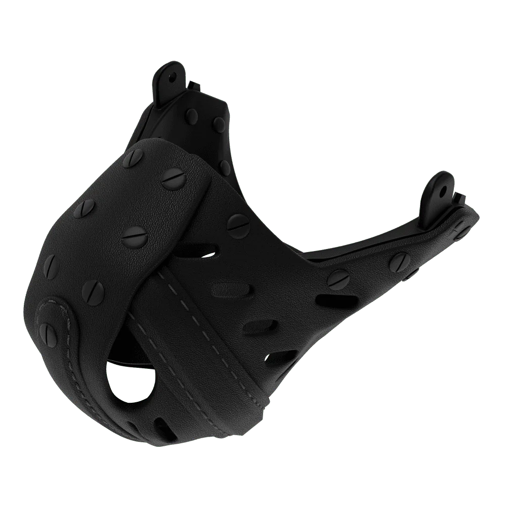 DarkFighter Leather Agitation Muzzle
