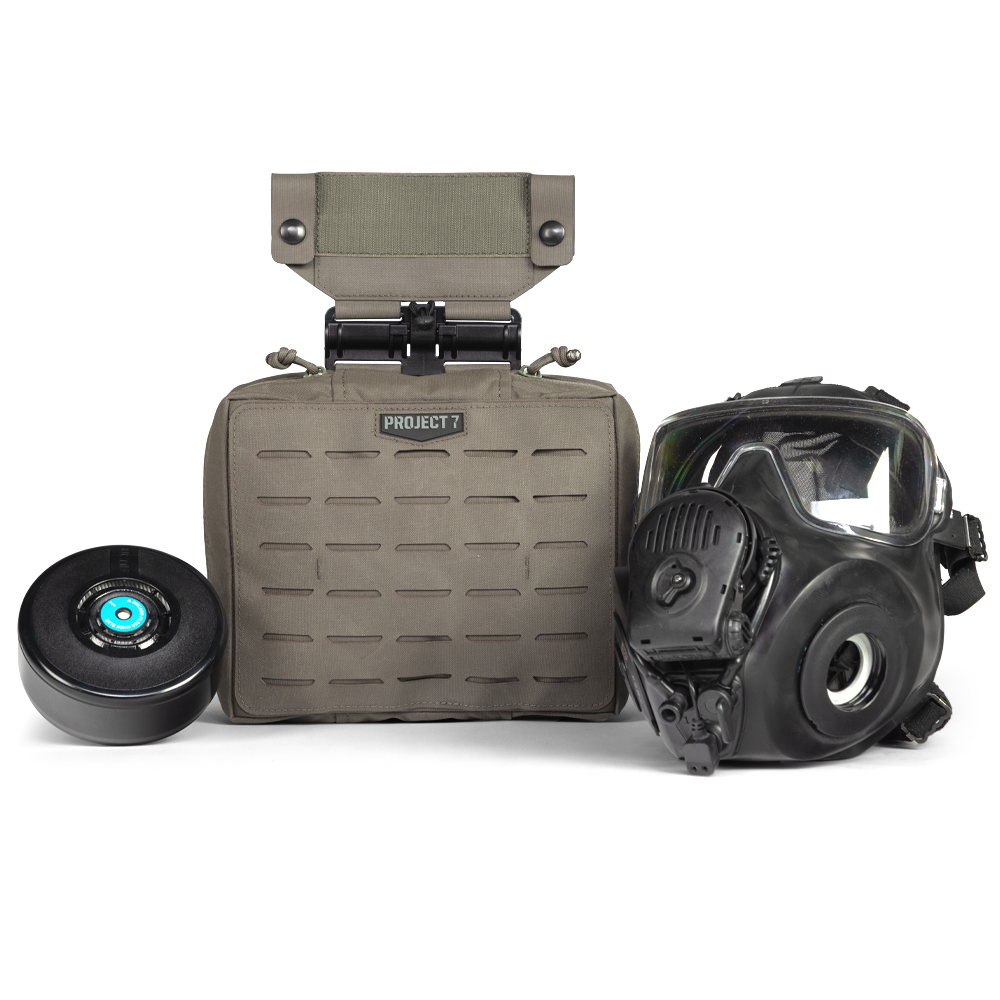 Below Vest Gas Mask Utility Pouch